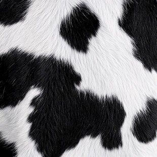 奶牛斑纹毛绒纹理图案