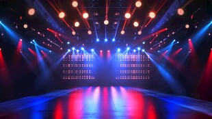 绚丽舞台灯光效果展示