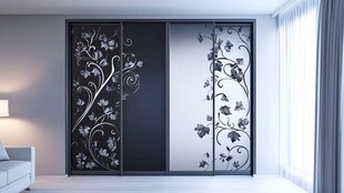 简约雕花移门 打造优雅空间