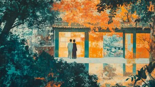 古亭相伴 两人的静谧时光