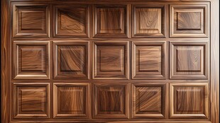 实木拼花柜门的精致纹理