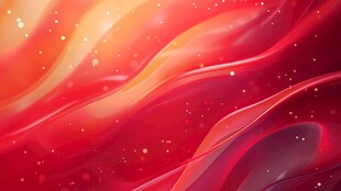 红色梦幻流动光影背景图