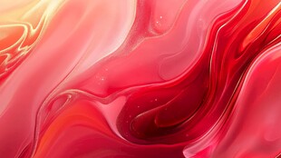 流动红粉渐变流体艺术背景