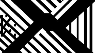 黑白几何线条抽象图案