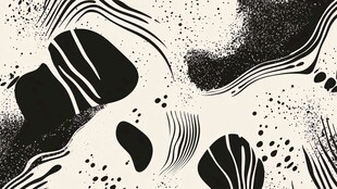 黑白抽象艺术纹理图案