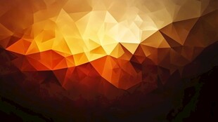 橙色多边形抽象背景图案