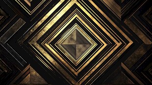 黑金几何菱形抽象背景图