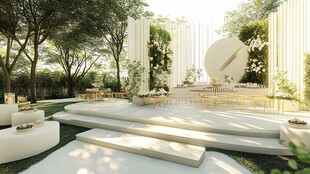 梦幻户外婚礼场地设计