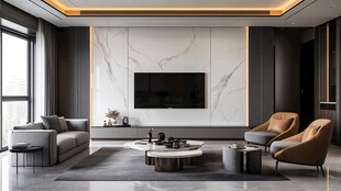 现代简约风客厅室内设计
