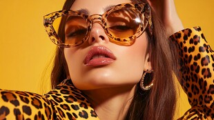 豹纹时尚女郎的潮流魅力