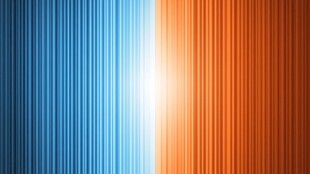 蓝橙渐变条纹背景图案