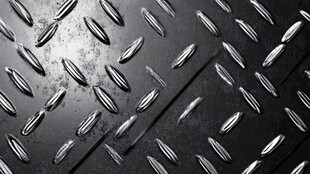 金属防滑板纹理特写