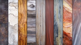 多样纹理板材展示