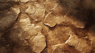 干裂的大地纹理