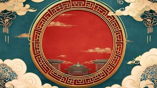 中式古典国风背景图