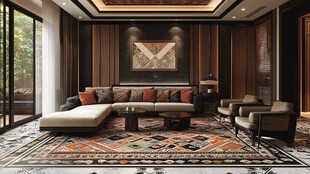 豪华现代风客厅优雅内饰