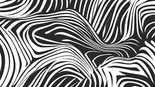 黑白波纹抽象图案纹理