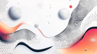 抽象流体几何图案背景图