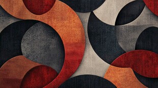 抽象几何拼接艺术背景图