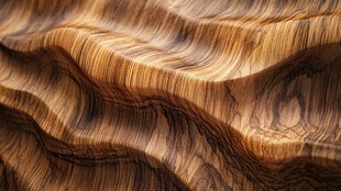 木纹波浪纹理特写
