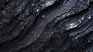 黑色纹理岩石特写画面