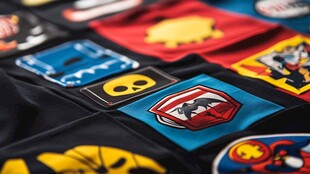 多彩游戏战队队服徽章展示