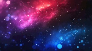 梦幻星空粒子背景图