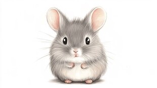 可爱小仓鼠插画形象