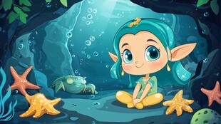 海底小精灵的静谧时光