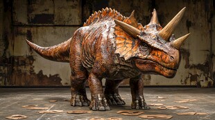 逼真三角龙模型展示