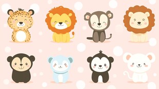 可爱萌趣小动物集合