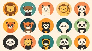 可爱动物头像集合