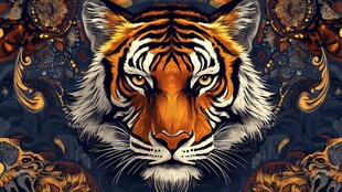 虎之华彩 神秘东方猛兽