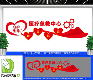 医疗急救中心文化墙