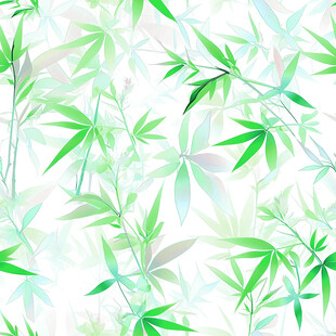 清新竹叶图案背景纹理