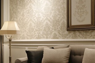 欧式客厅沙发旁的温馨角落