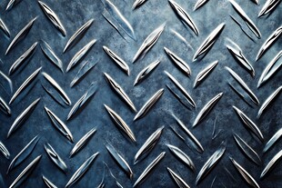 金属菱形花纹钢板纹理