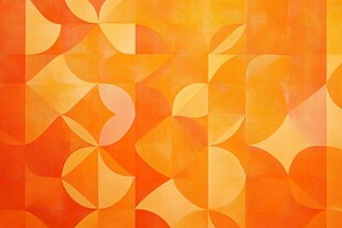 橙色几何图案抽象背景图