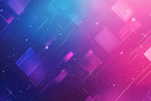 梦幻渐变方块科技风背景