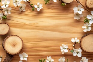 木上春花 自然清新之景