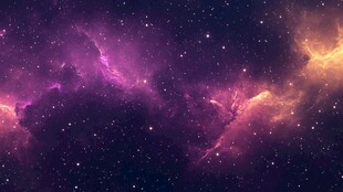 梦幻绚烂的宇宙星云景观