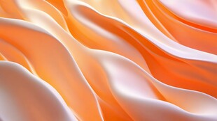橙白渐变流动质感纹理