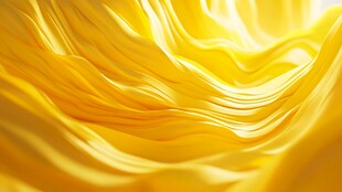 飘逸金黄绸布尽显灵动