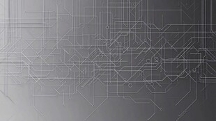 科技感几何线条抽象背景图