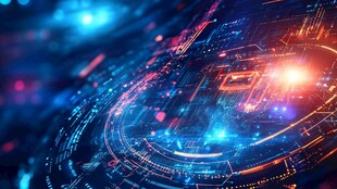 科技感数字宇宙视觉图景