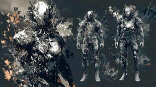 未来机械战士概念设计图