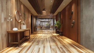 中式风格走廊室内设计图