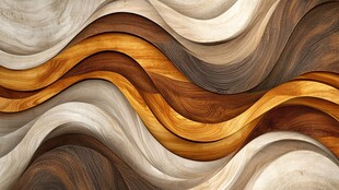 木纹波浪纹理创意背景图