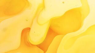 梦幻黄色流体艺术纹理