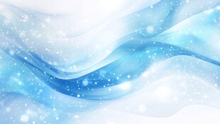 梦幻蓝色渐变波浪背景图